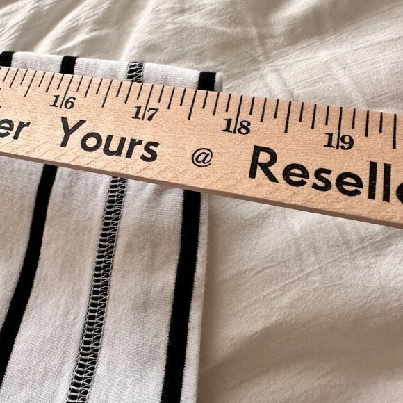 T By Talbots Womens Striped Zip-Up Jacket 3/4 Sleeve 2X Black & White Nautical - Picture 10 of 10